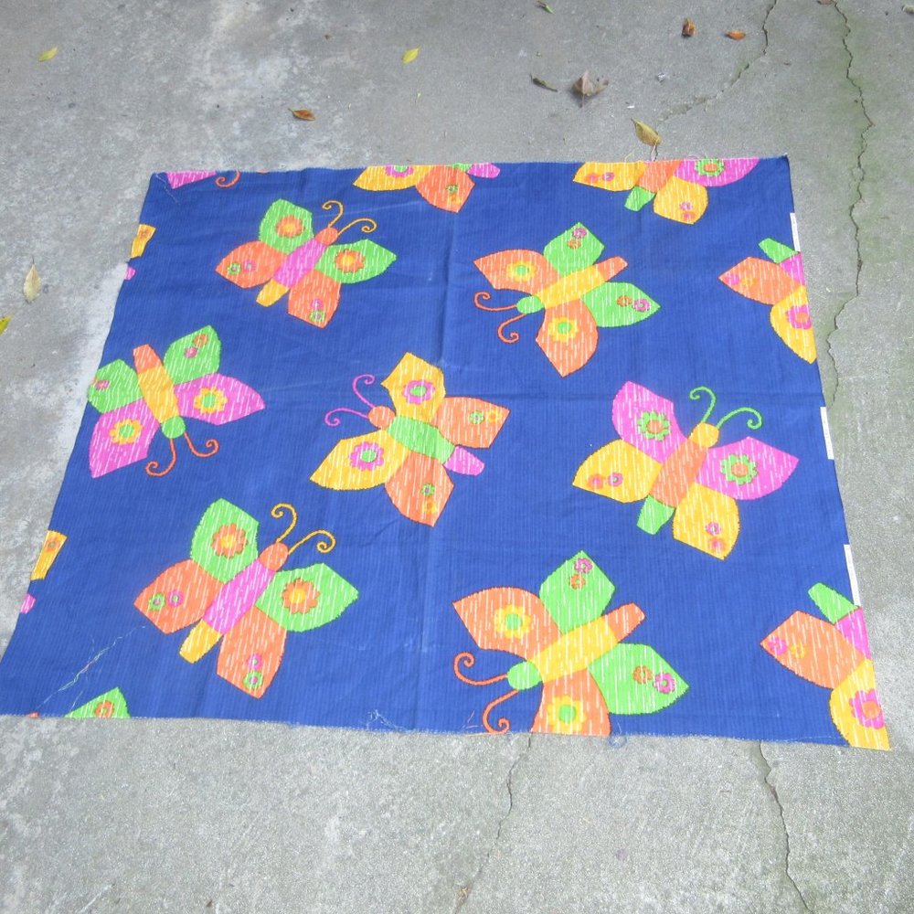 Fabric 1Yd Ameritex 1960's Butterflies Marimekko